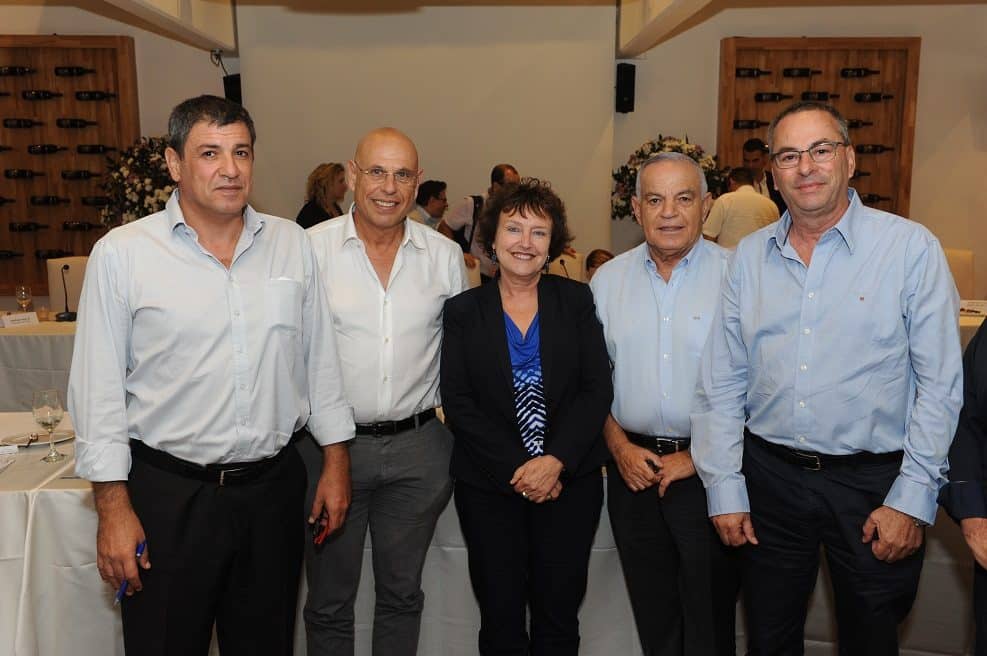 מימין לשמאל רוני בריק, אבנר לוי קרנית פלוג חיים פייגלין ואליאב בן שמעון // צלם כפיר סיון