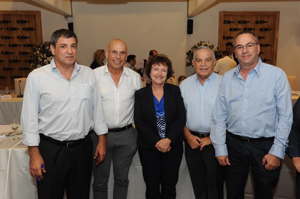 מימין לשמאל רוני בריק, אבנר לוי קרנית פלוג חיים פייגלין ואליאב בן שמעון // צלם כפיר סיון