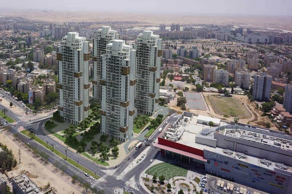 פרויקט גרנד אביסרור בבאר שבע של חברת אביסרור - הדמיות וויופוינט