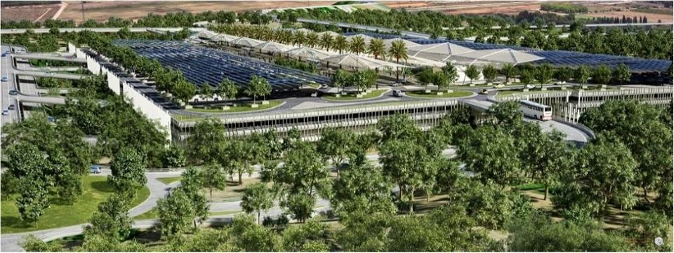 מרכז תחבורה שפיים // הדמיה: פרחי צפריר אדריכלים