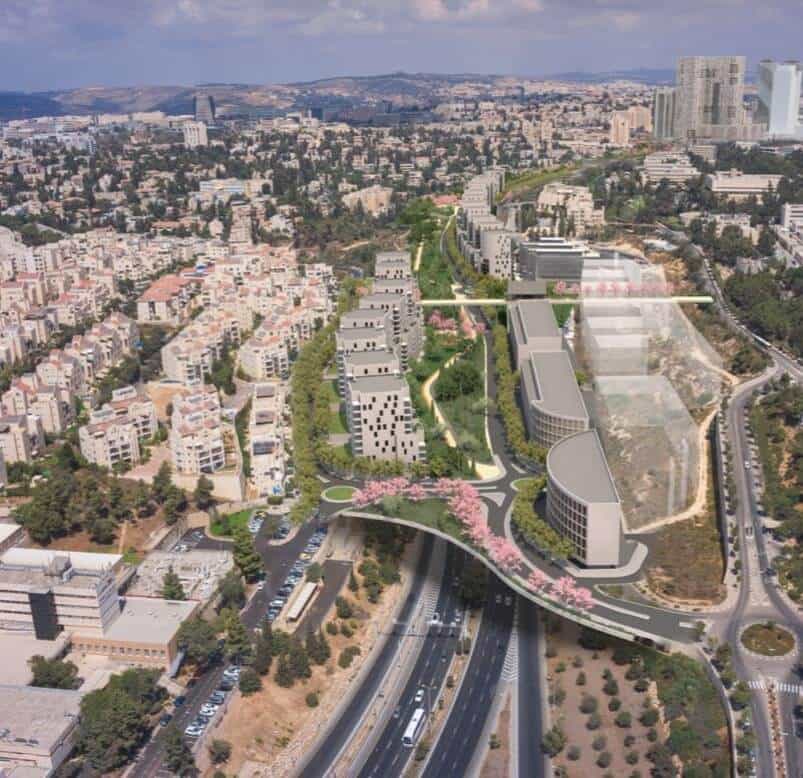 קירוי דרך מנחם בגין // 1860 יח"ד חדשות // באדיבות "דגן פתרונות ויזואליים מתקדמים"