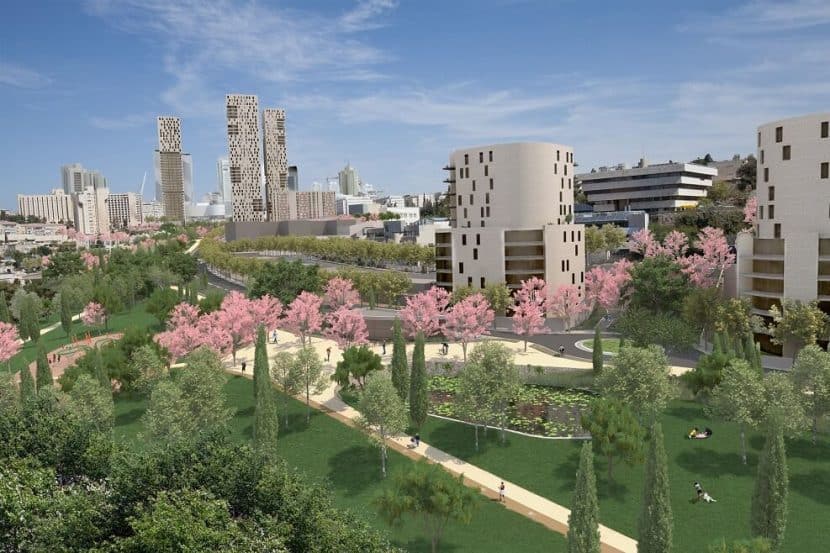 שטחים ירוקים // באדיבות "דגן פתרונות ויזואליים מתקדמים"