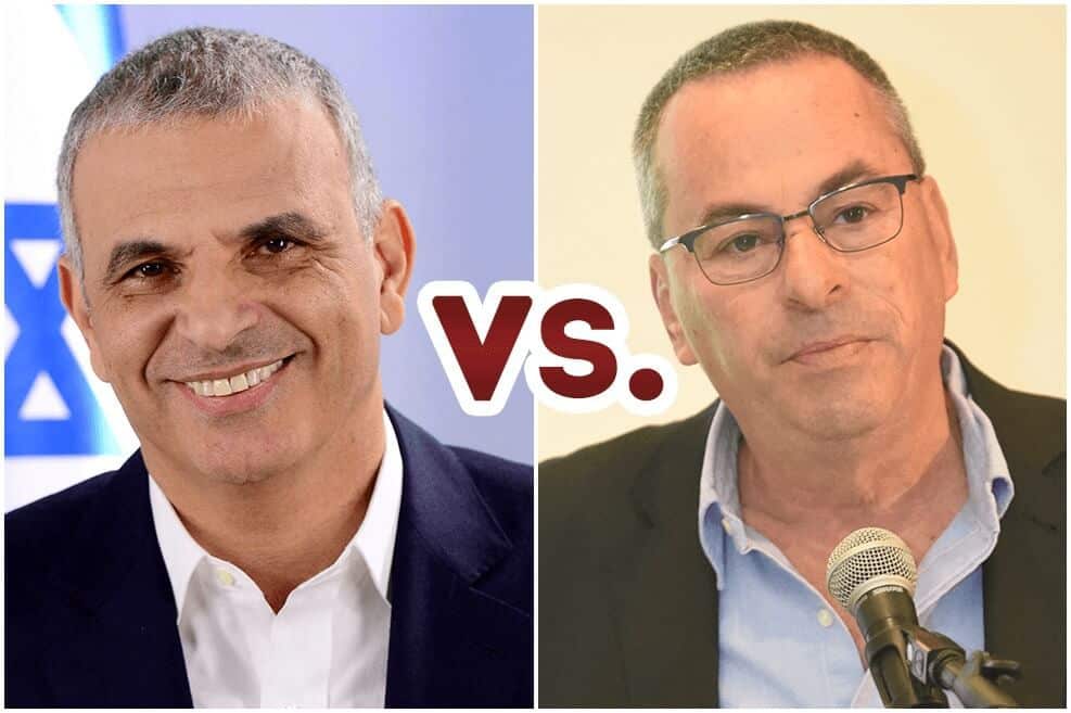 בריק נגד כחלון // צילומים כפיר סיון ולע"מ לשכת עיתונות ממשלתית