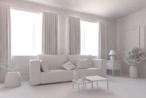 הבית הלבן: עיצוב נקי ובהיר לבית // shutterstock