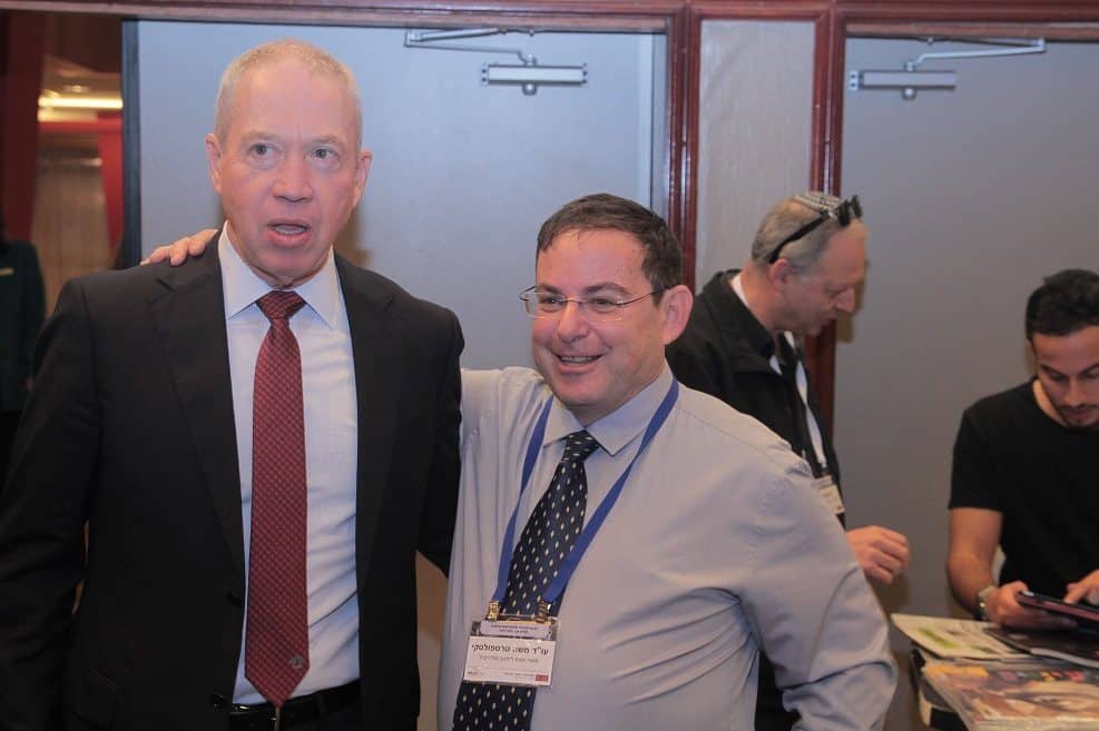 גלנט ומשה טרספולסקי // צילום אבי בהר