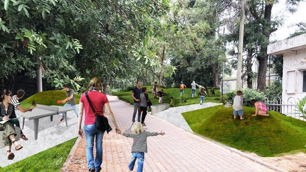 תכנית המרחב הציבורי - אדריכל העיר חולון אביעד מור // באדיבות עיריית חולון 