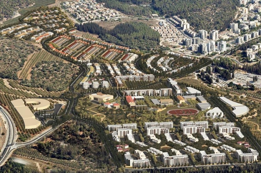 הדמיית קררית בן גוריון // הדמיה לשכונה החדשה // הדמיה: פיק אדריכלים