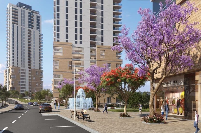 תוכנית בר יוחאי ירושלים // הדמיה: קדמת היובל, אבנר דרורי אדריכלים, דלה פרגולה אדריכלים