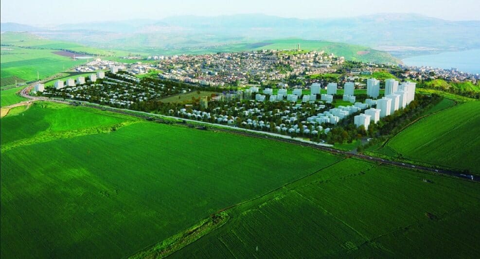 הדמיית שכונת טבריה המושבה // באדיבות חברת דנה הנדסה ודוברות והסברה עיריית טבריה