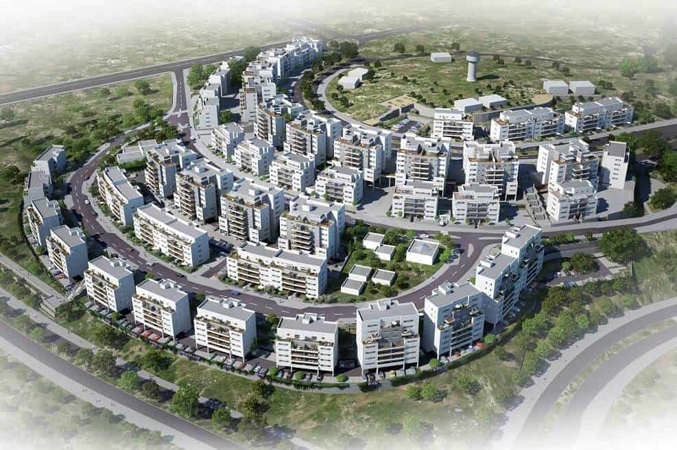 פרויקט של גיא ודורון לוי בשכונת פסגות אפק בראש העין // יחצ