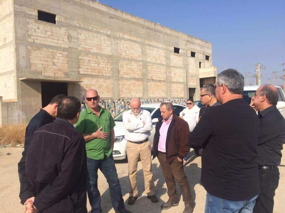 ראש העיר בסיור בשטח המפעל // דוברות עיריית בית שאן