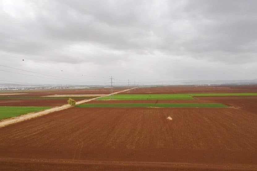 שטח הפרויקט באדיבות דוברות מועצה אזורית הגלבוע