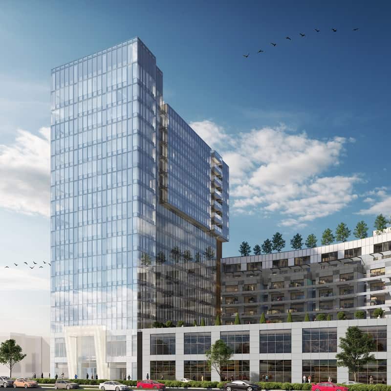 הדמיית מגדל ויתניה רמת החייל // תכנון: ישר אדריכלים