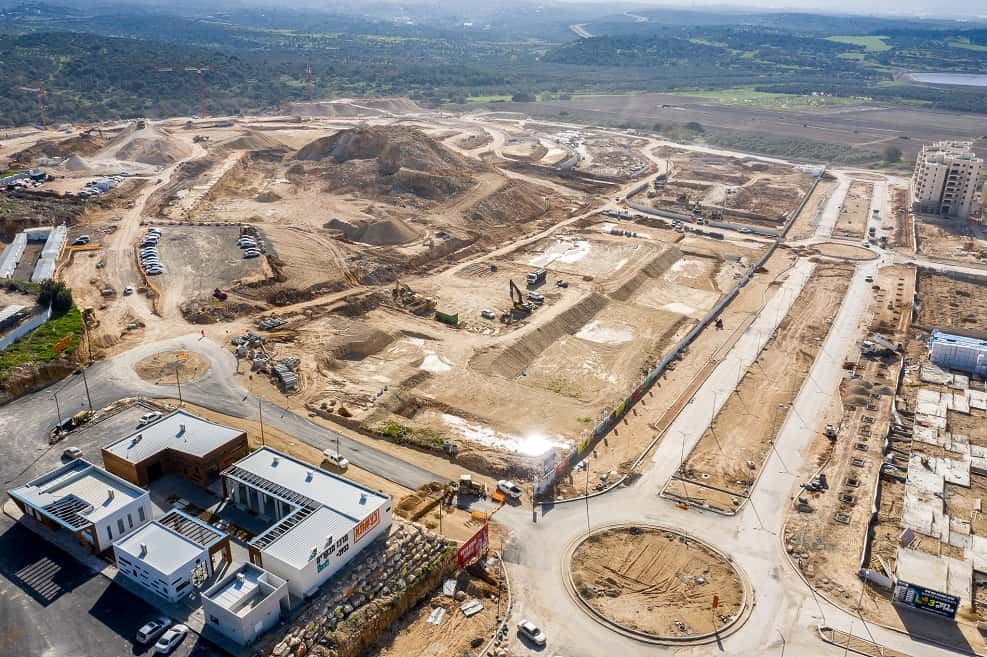 צילום אווירי שכונת בצוותא // צילום באדיבות חברת שפיר