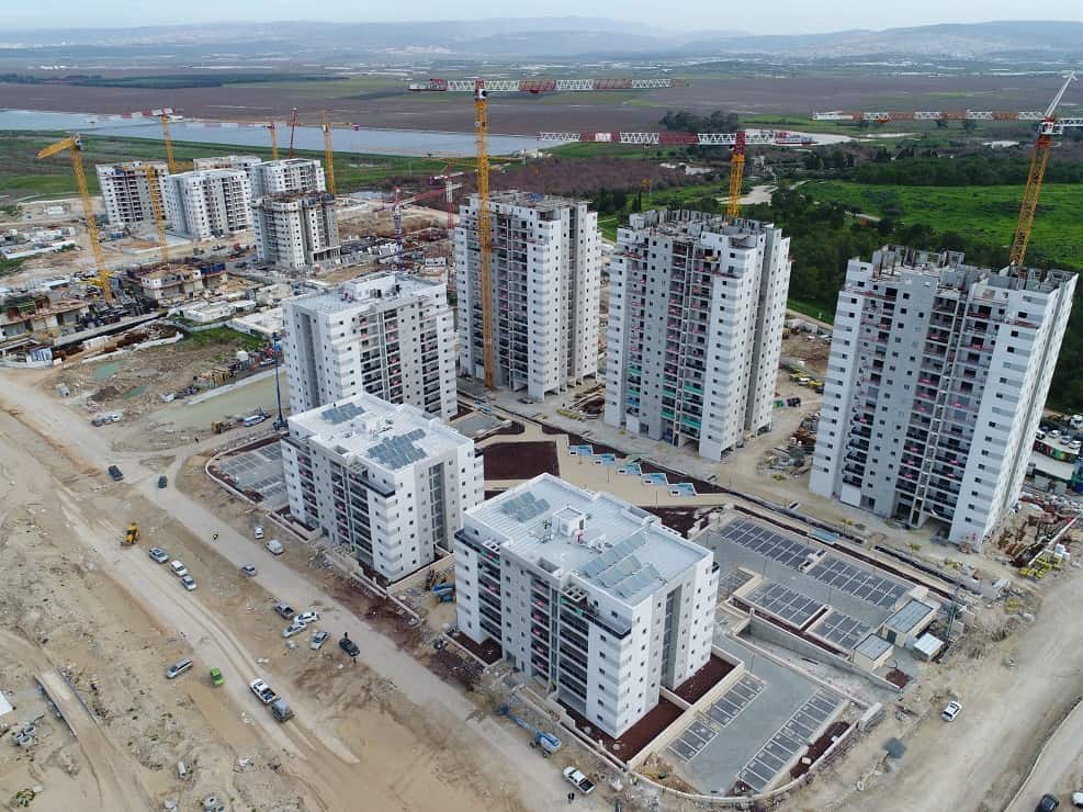 הבנייה בעיצומה, שכונת אפקה קריית ביאליק // יחצ