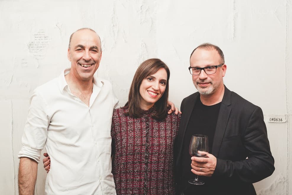 מימין אמיר וחני חזק ואריק בן שמחון, צלם אורי קרני