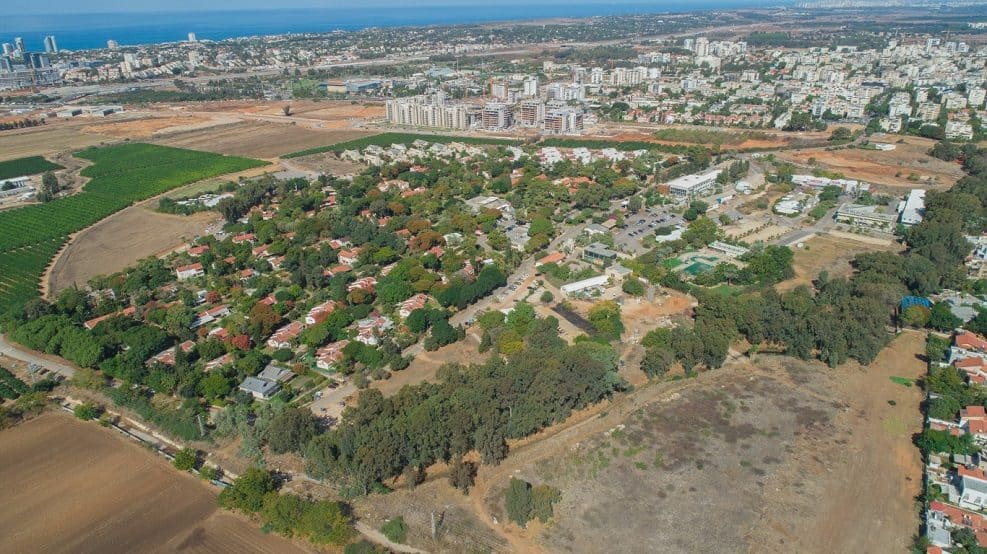 הרצליה בצילום אוירי // באדיבות דוברות העירייה