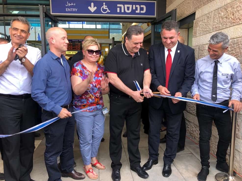 בטקס חנוכת התחנה // דוברות משרד התחבורה