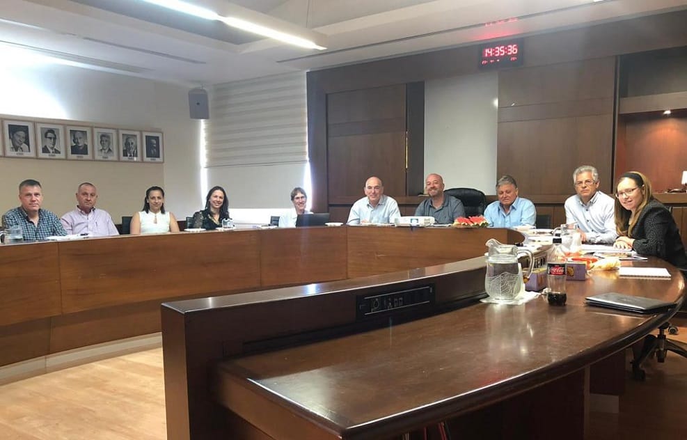 חיים אביטן במפגש עם ראש העיר // דוברות העירייה