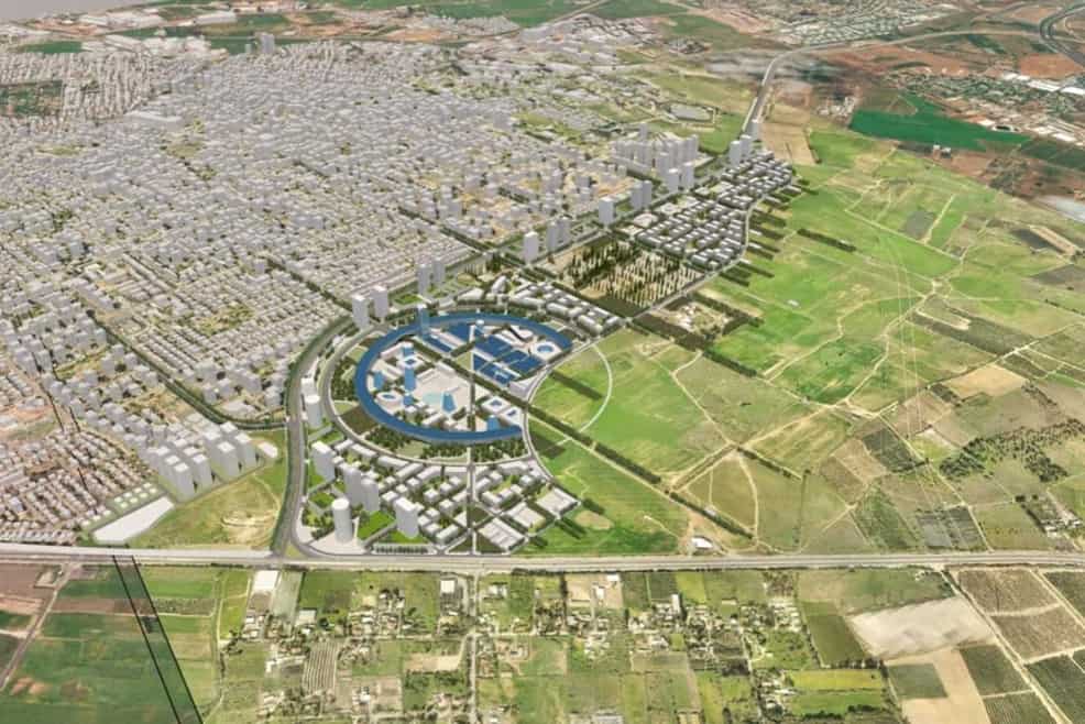 תוכנית מזרח העיר // באדיבות דוברות עיריית רחובות