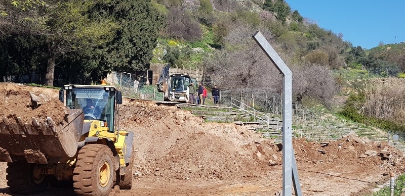 הקמת האצטדיון החדש בצפת // באדיבות דוברות העירייה