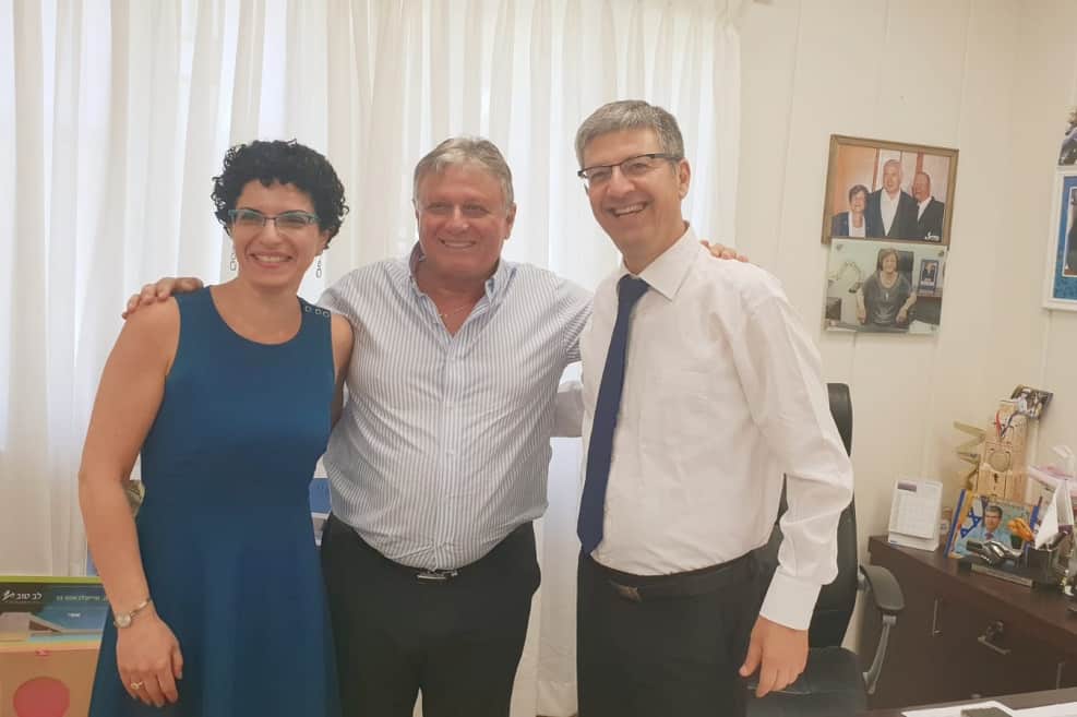 וידל, אביטן וגנות // באדיבות דוברות העיריה