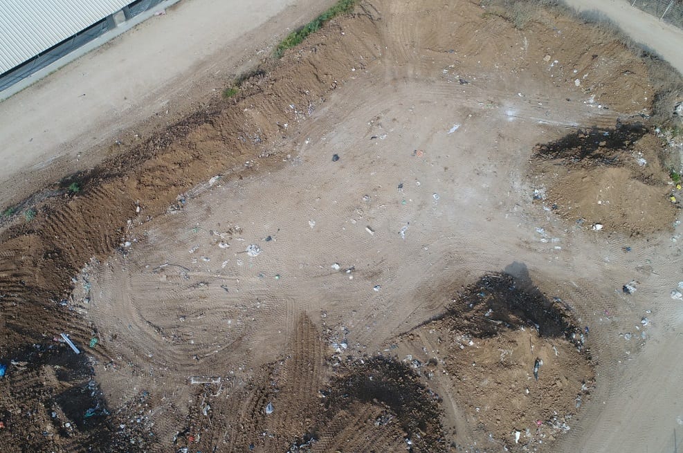 אתר הפסולת הפיראטי בחוף אשקלון אחרי // קרדיט צילום: המשטרה הירוקה, המשרד להגנת הסביבה