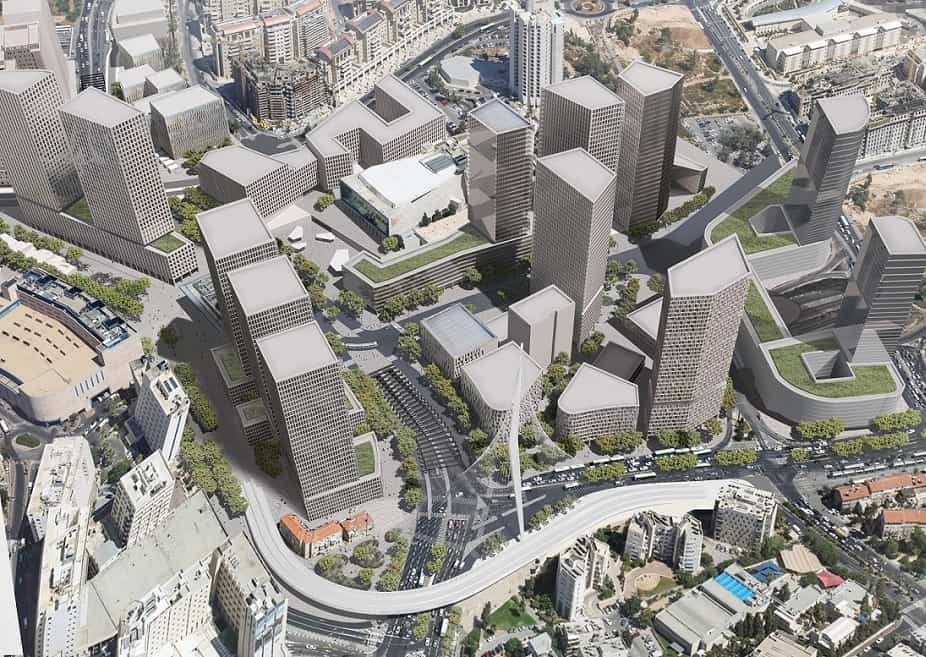 מתחם הכניסה לירושלים // רשות מקרקעי ישראל