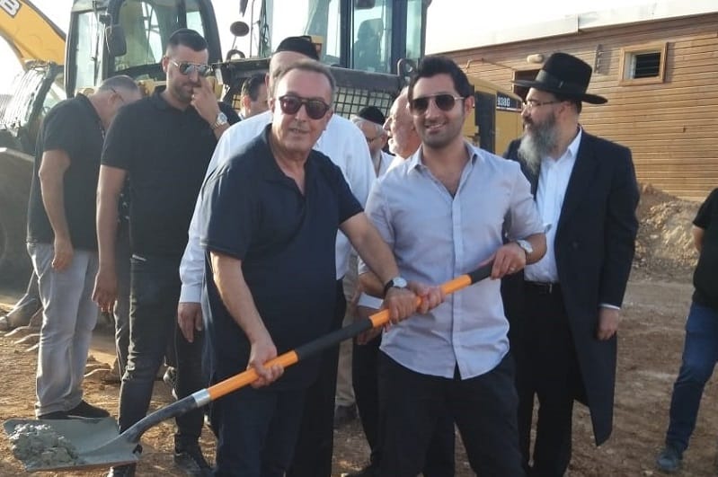גלעד יפרח מנכל גלעד מאי וראש עיריית נתיבות יחיאל זוהר // יחצ