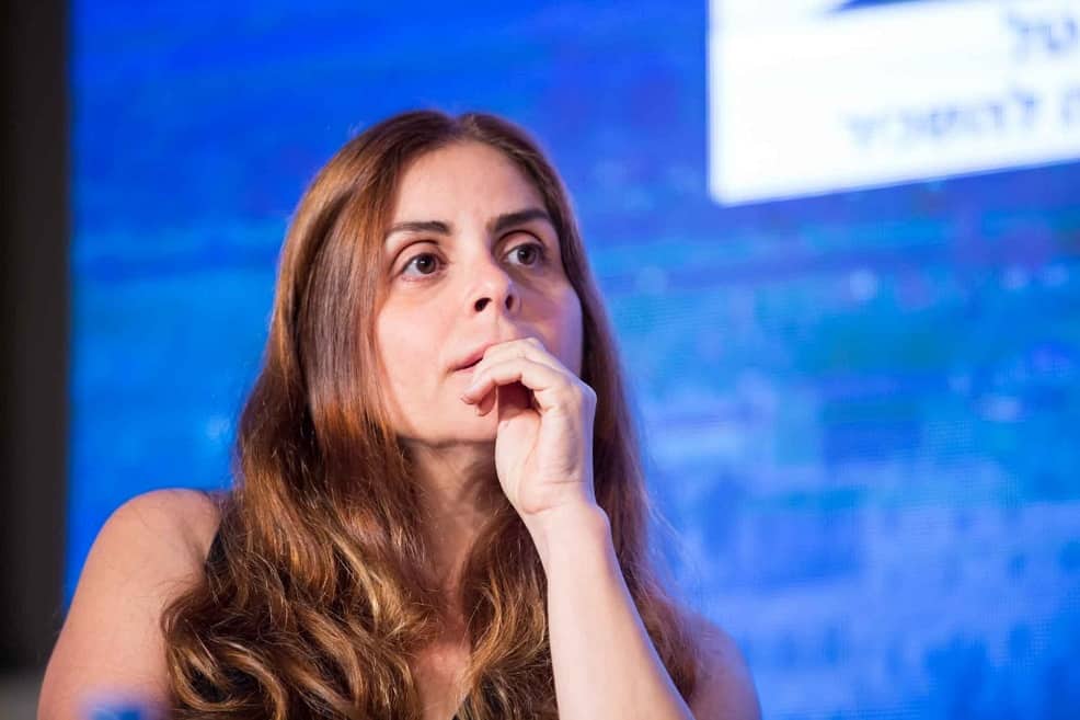 שירה תלמי בכנס "ישראל מתחדשת" // צילום: דרור סיתהכל