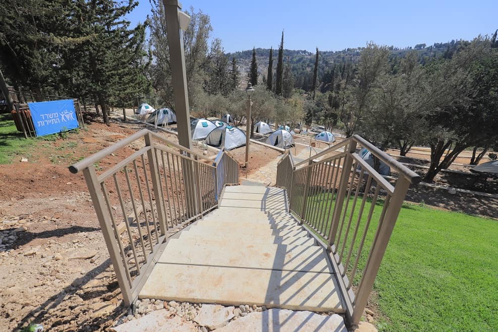 לינה במתחם // צילום: קובי הראתי, באדיבות עיר דוד
