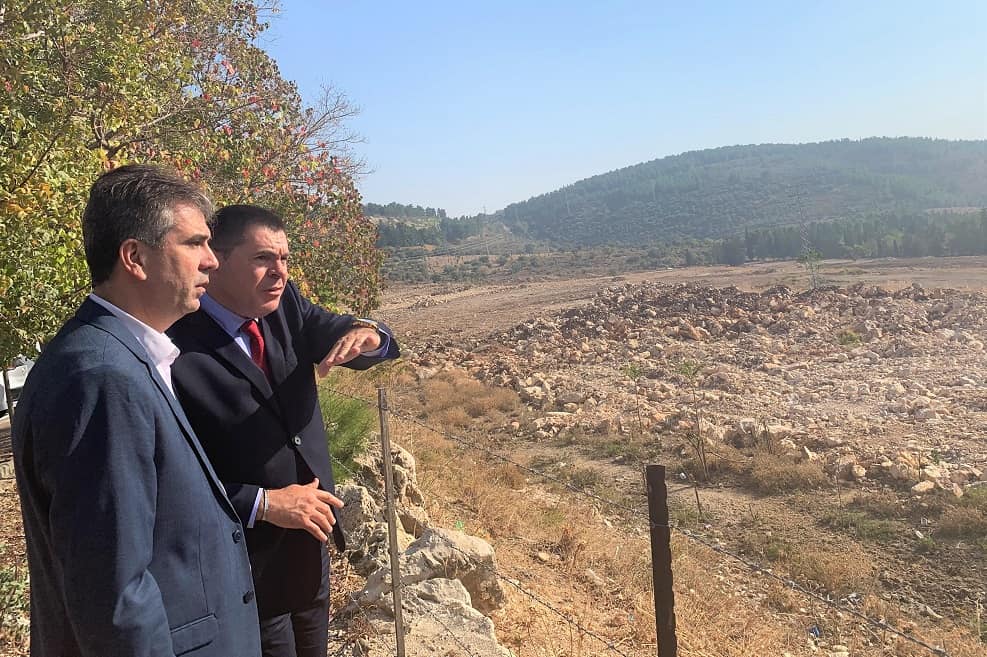 ראש העיר והשר סיירו באזור התעשייה // באדיבות עיריית צפת