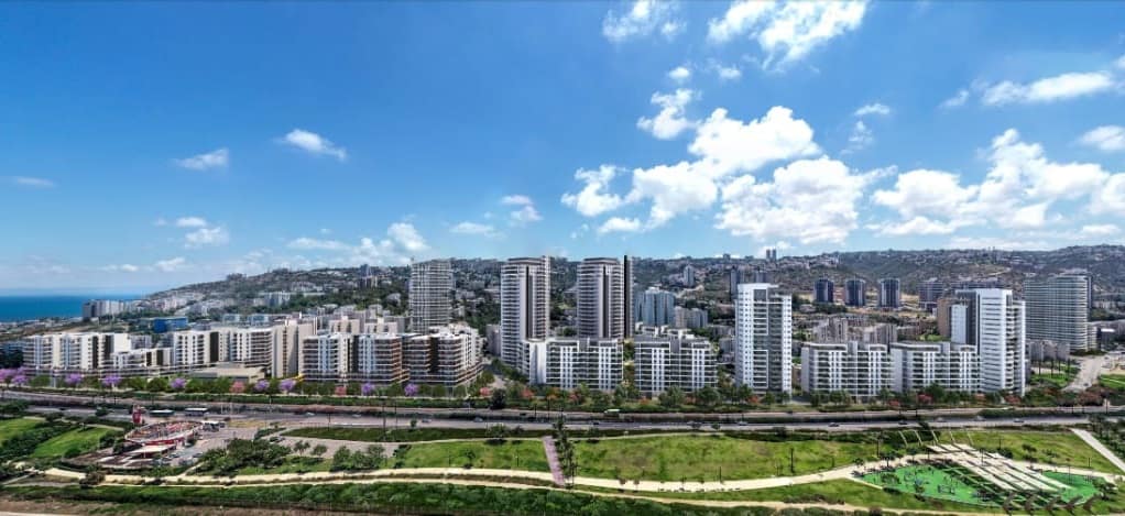 פינוי בינוי בחיפה | מתחם שער העלייה בשכונות החוף של חיפה // הדמיה: olin