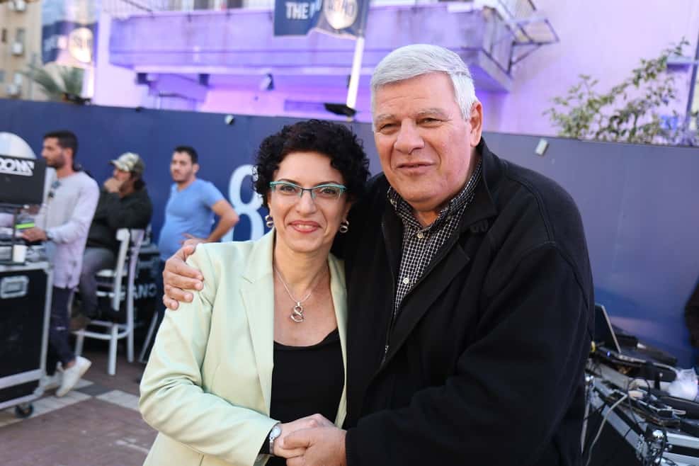 עינת גנון וצביקה גנדלמן // צילום: שלומי גבאי, עיריית חדרה