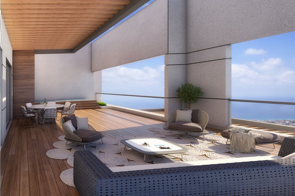 דירת 6 חדרים בפרויקט URBAN TOWER של חברת שרביב בקרית מוצקין // הדמייה: וויופוינט