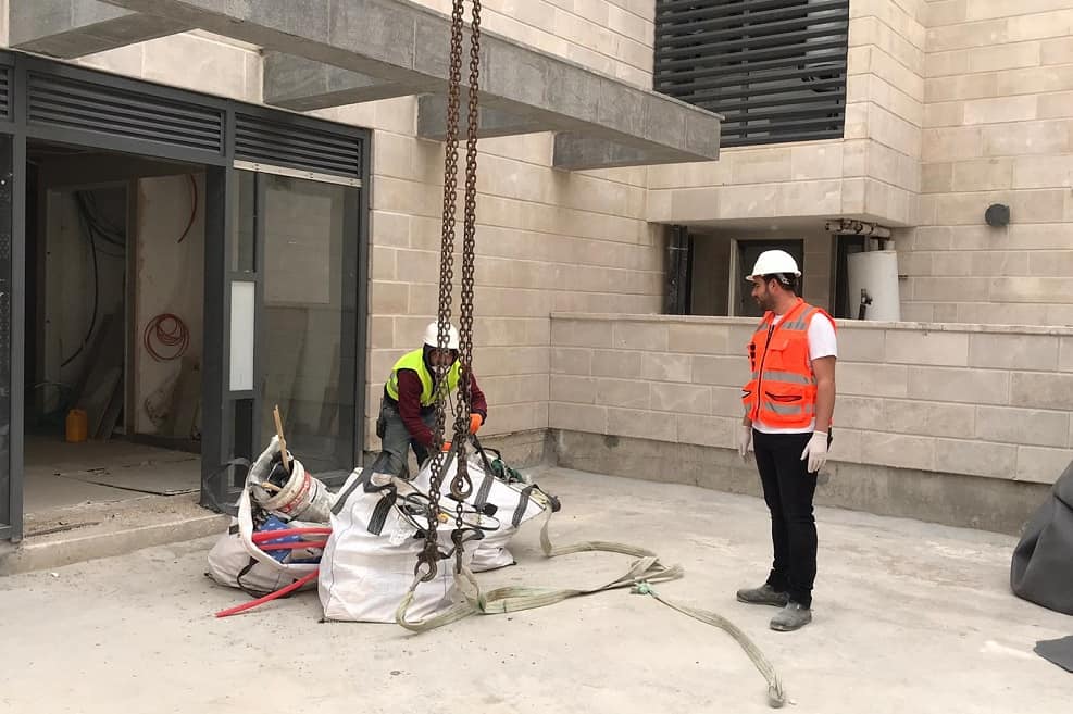 בניה בפרויקט צרפתי בפסגה של חברת צרפתי שמעון בשכונת פסגת זאב בירושלים // צילום: צרפתי שמעון