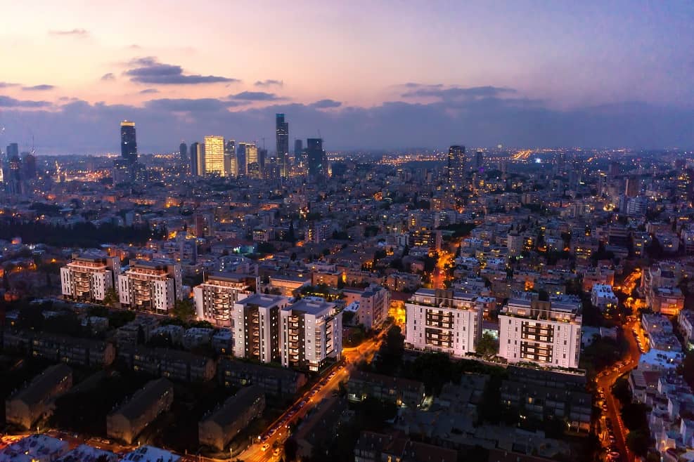אזור מתחם מטרופוליס בגבעתיים // הדמיה: אסף פרץ