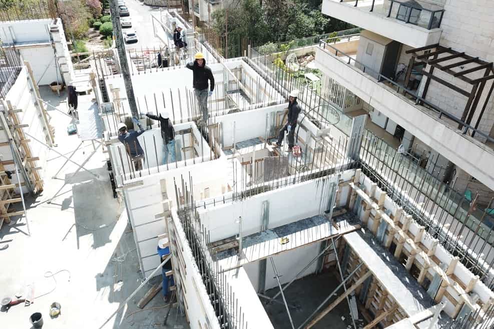 פרויקט באחד העם ירושלים // באדיבות חברת רינגל בניין ופיתוח