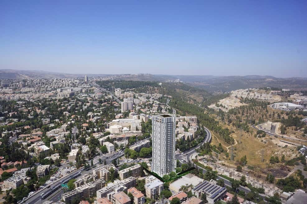 פרויקט התחדשות עירונית של משהב בתכנון טיטו // הדמייה: טיט אומן אדריכלים