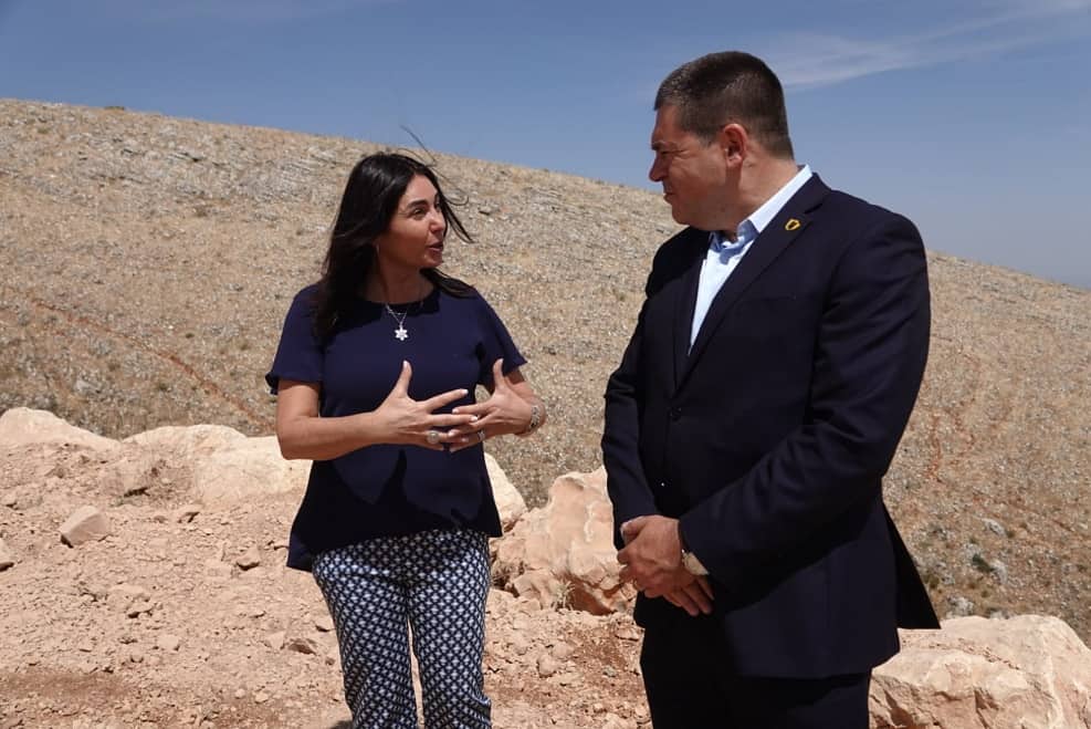 רגב ואוחנה בסיור בעיר // באדיבות העירייה
