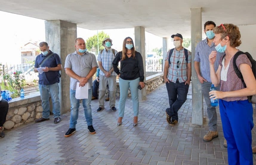סיור נציגי הותמ"ל עם ראש העיר // צילום עיריית אשקלון