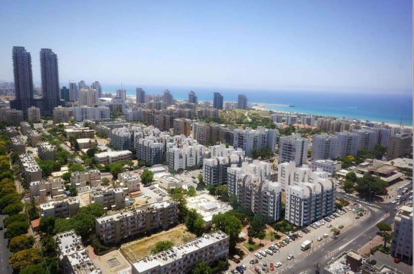 מבט מלמעלה של אשדוד // צילום : קבוצת יסוד 