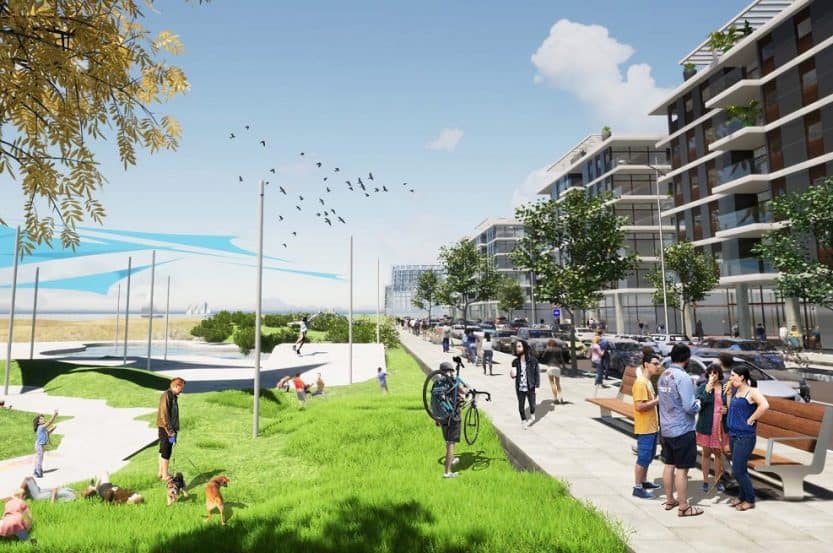הדמיה תוכנית חוף התכלת // קרדיט: קייזר אדריכלים