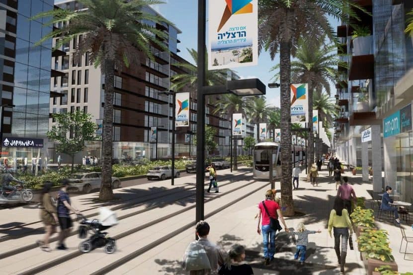 הדמיה תוכנית חוף התכלת // קרדיט: קייזר אדריכלים