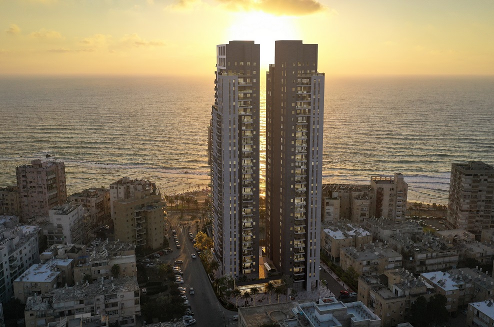הדמיית פרויקט YAM // באדיבות ICR מבית ישראל קנדה וראם מגורים