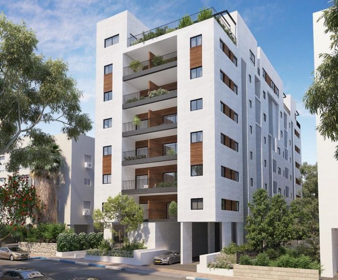 הדמיית הבניין בחנקין 28 // זוהר שרוני הדמיות