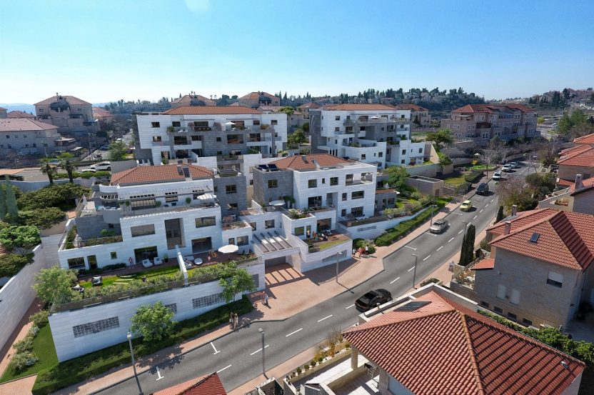 פרויקט צרפתי במבשרת ציון של חברת צרפתי שמעון // הדמיה: וויו פוינט
