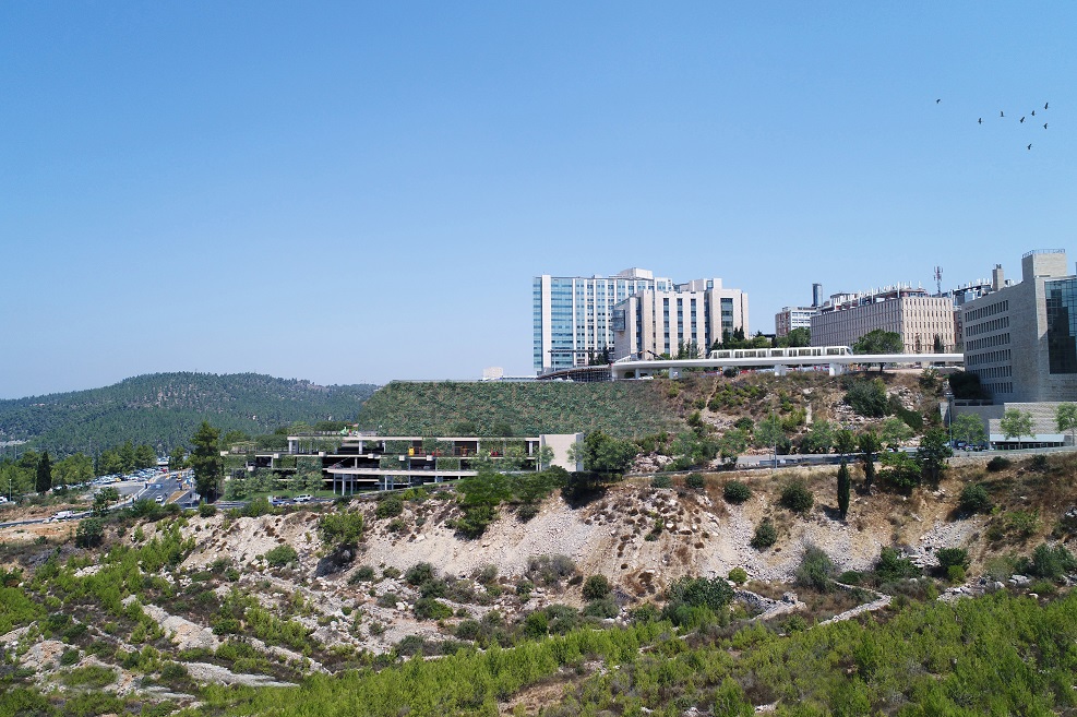 הדמיה תוכנית חניון חנה וסע הדסה ירושלים, שאושרה בשנת 2020 // משרד לוטנר אדריכלים