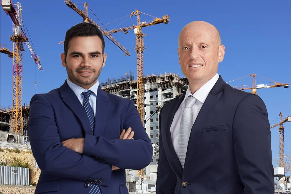 עו"ד רועי אייז ומאור זילכה // צילום: אופיר אייב