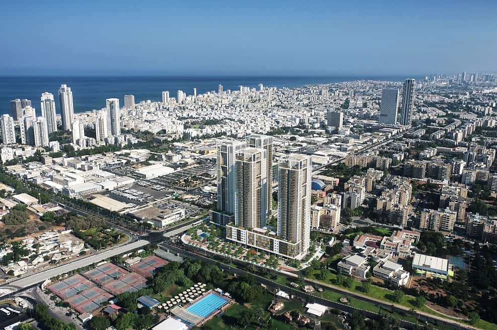 הדמיית פרויקט מומנט בת ים // 3Division